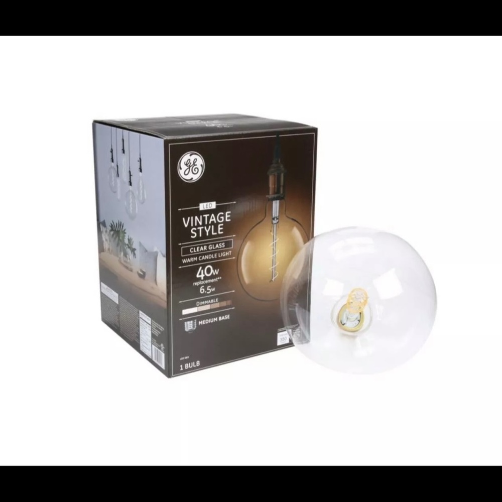 LED Vintage 40W Dimmable Large Statement Bulb